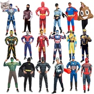 Halloween Adult Muscle Iron Man Spiderman Superman Batman Hulk cos Costume Performance Men Women
