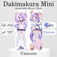 Dakimakura Mini UNICORN Azur Lane Pillow Anime Waifu Mini UNICORN Azur Lane