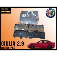 ALFA ROMEO GIULIA 2.9 QUADRIFOGLIO BRAKE PAD (ABS BRAND)