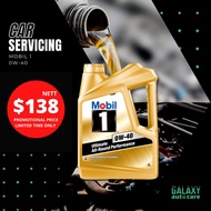 Mobil1 0W-40 Series Car Servicing Package $138 nett