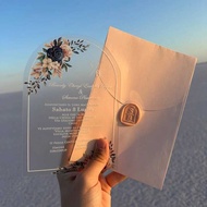 Personalized Wedding Invitation Engagement Custom Name Thank You Greeting Card Happy Birthday Party 