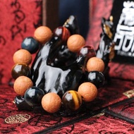 尼泊爾鳳眼菩提子手珠 14mm 虎眼石隔珠 手串 佛珠念珠 設計飾品