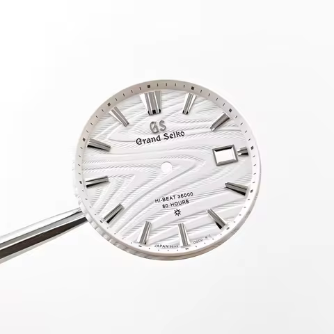 33.5mm NH35 dial GS dial S-pattern mechanical watch 4R35 movement single-date for Seiko mod