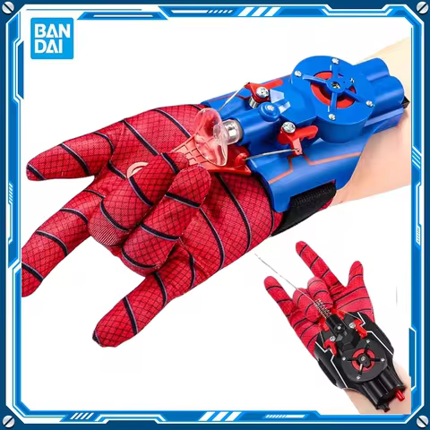 Hot Ml Legends Fully Automatic Peripheral Spiderman Web Shooters Spider Silk Launcher Rope Device La