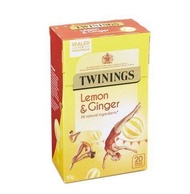 Twinings Lemon and Ginger Tea ทไวนิงส์ เลมอนและขิง ชาอังกฤษ (UK Imported) 1.5กรัม x 20ซอง