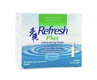 Refresh Plus Eye Drops亮視眼藥水 ($50/盒，2盒以上$40/盒)