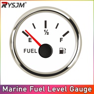 52MM Marine Fuel Level Gauge 12V/24V Car Fuel Meter 0-190ohms 240-33ohms Yacht Custom