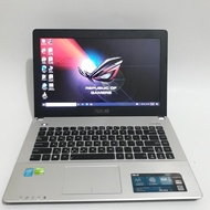 Laptop Asus X450J Core I7 Dual Vga Ram 16Gb Hardis Ssd 256Gb Nvdia 2Gb Terbaru