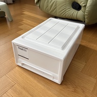 Thickened Plastic Storage Box Drawer Closet with Lock Clothing Storage Box Width 30cm Depth 45cm Hom