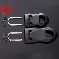 Detachable Universal Zipper Puller Set with Anti-slip S/M Black Particles Z6J0