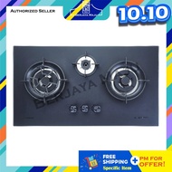 Faber 3 Burner Built-In Glass Gas Cooker Hob FBIH-G903B520TGM (Matt Black)