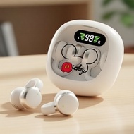 X31 Disney Mickey Minnie TWS Earbuds, Bluetooth Wireless, HiFi Stereo, ENC, Open-Ear Clip Design, Lo