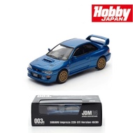 HOBBY JAPAN JDM64 SUBARU IMPREZA 22B STi VERSION (GC8) SONIC BLUE MICA