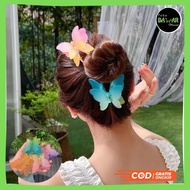 Two Wing Doff Butterfly Hair Clip / Two Wing Butterfly Hair Clip / Cute Korean Hair Clip