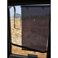 [Sunscreen Heat Insulation] Car Sunshade Cabin Iron Absorption Rear Curtain Universal Excavator Larg