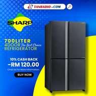 Sharp 700L Multi Door Inverter Avance Refrigerator SJF821VMSS FRIDGE