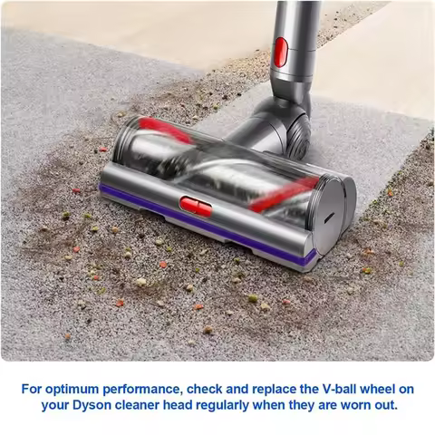 TAIGH-V-Ball Wheel For Dyson High Torque Cleaner Head, Suitable For Dyson V6 V7 V8 V10 V11 V15 Cordl