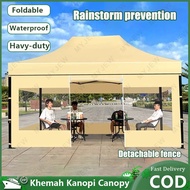 Kanopi 10 x 15 Heavy Duty Camping Canopy with Door Kanopi Murah Night Market Folding Canopy Tent Ful