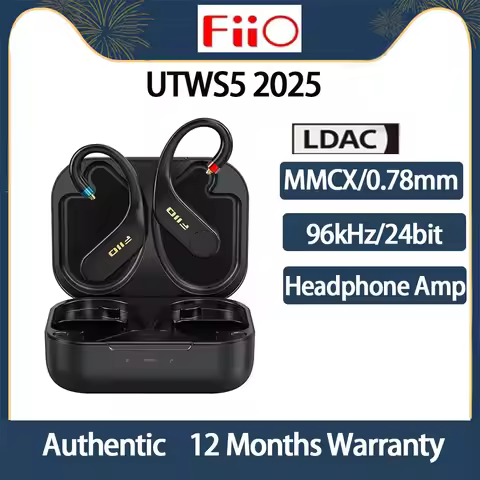 Fiio Utws5 2025 New Version True Wireless Bluetooth Earphones Custom Hook & Headphone Amp For Iems H