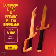 SUNDANG LIPAS & PEDANG BUAYA BERENANG TRAINING KAYU PROP