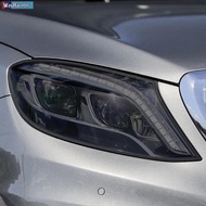Car Headlight Protective Film Taillight Transparent Black TPU Sticker For Mercedes Benz S Class W222