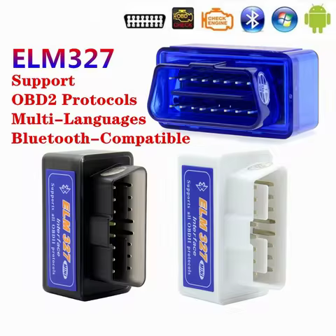Mini OBD2 Eml327 V1.5 25k80 Bluetooth Adaptor Car Auto Diagnostic Scanner for Android/ PC Automotive