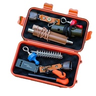EDC tool outdoor survival kit box, shockproof Pressureproof Waterproof box Sealed box Wilderness sur