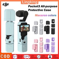BRDRC Silicone Case For DJI OSMO Pocket 3 Pocket 4 Protective Cover Anti-Scratch Lens Cap Protector