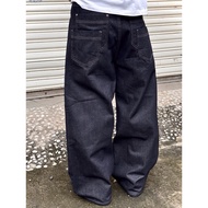 Form Baggy Denim Raw Jeans Thick 4 Back Pockets Thebrothers - 13oz denim in indigo color