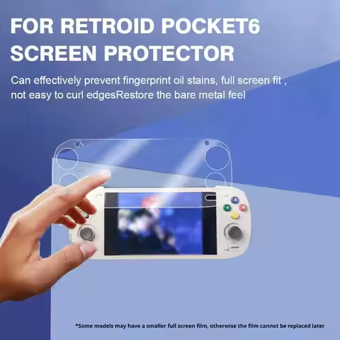 For Retroid Pocket6 Game Console Screen Protector HD Tempered Glass Film Ultra-Clear For Retroid Poc
