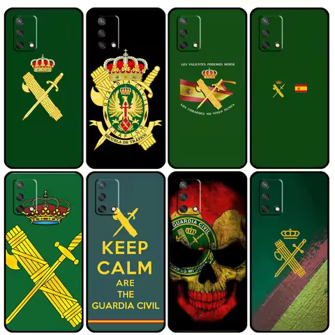 Spanish Guard Civil Emblem Case For OPPO Find X3 Pro X5 Lite A5 A9 A31 A53 A52 A72 A15 A83 A91 A93 A