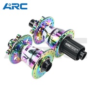 ARC MT039F/R 32 Holes Mountain Bike Hub Front 2 Rear 4 Bearings Bicycle Hub 6 Pawls 114 Clicks Shima