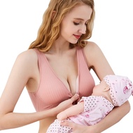 Pregnant Woman Cotton Bra Breathable Front Buckle Nursing Bra Maternity Underwear
