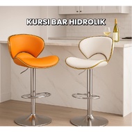Hydraulic Bar Chair High Cafe Chair Minibar Chair Aesthetic Swivel Bar Chair Hydraulic Bar Stool Kit