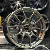G025 (RFF105) 15 INCH CANDY RED/GLOSS BLACK/HYPER BLACK NEW SPORT RIM
