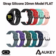 SA Strap Silicone 20mm FLAT Aukey LS02 Silikon LS 02 Tali Smartwatch - Tosca