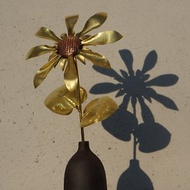 手工黃銅向日葵藝術插花花束飾品可客製