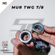 1PCS Towing Nut 7/8 chrome thread nut 7/8 NUT WITHOUT BOLT