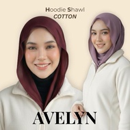 Avelyn Essential Hoodie Shawl COTTON JERSEY Cotton Scarf