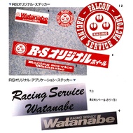 Watanabe Racing Service Sticker
