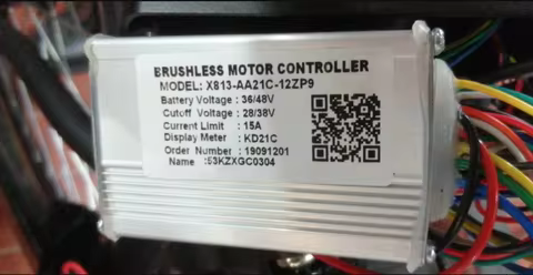BRUSHLESS MOTOR CONTROLLER(customized) X813-AA21C-12ZP9 48V/39V 15A KD21C Updated Parts Electric Bic
