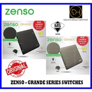 ZENSO Switch-Grande Series Hairline Black Switch Switches & Sockets