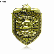 Shehave Alloy Five Nights at Freddys FNAF Fazbear Security Badge Pin Collectible Brooch for Fans Uni