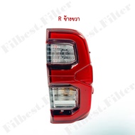 ไฟท้าย TOYOTA REVO ROCCO 2020 LED พร้อมหลอดไฟ ปลั๊กตรงรุ่น ขายเป็นข้าง #TLD-ROC20-128 TAIL LAMP
