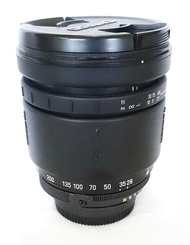 Tamron 28-200mm F3.5-5.6 AF สามารถใช้กับกล้อง Dslr nikon ได้เต็มทุกระบบ สภาพเลนส์ดี สวย ไม่มีฝ้า ไม่มีรา ใช้กับกล้อง Dslr Nikon ได้ทั้งแบบ ตัวคูณ และ ฟูลเฟรม ได้ครบทุกช่วง ตั้ง แต่มุมกว้าง 28mm ไปถึงระยะเทเล 200mm เป็นเลนส์ตัวเดียวเที่ยวได้ทั่วโลก คุณภาพข