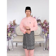 BAJU MELAYU WARNA PEACH BAJU MELAYU WARNA LEMBUT BAJU MELAYU CUTTING MODEN BAJU MELAYU RAYA BAJU MEL