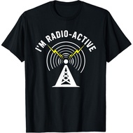 I'M Radio-Active With Tower Antenna Funny Ham Radio Gift T-Shirt