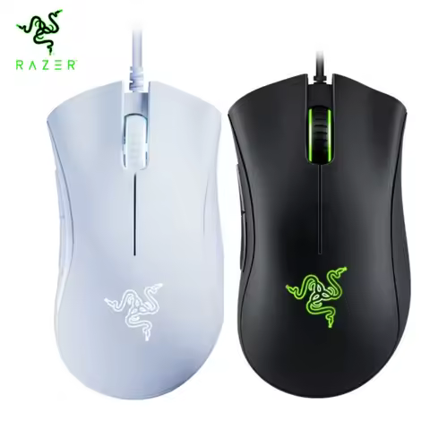 Razer DeathAdder Essential Wired Gaming Mouse 6400DPI Ergonomic Professional-Grade Optical Sensor Ra