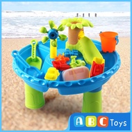Abctoys Bàn nước Cát 4 trong 1 22 chiếc bàn Hộp cát bãi biển Đồ chơi dưới nước Cát trẻ em hoạt động