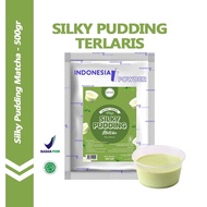 [SILKY PUDDING] Silky PUDDING Powder Matcha Flavor 500 Gr Mix Sugar PUDDING Suction Pudot Dessert Po